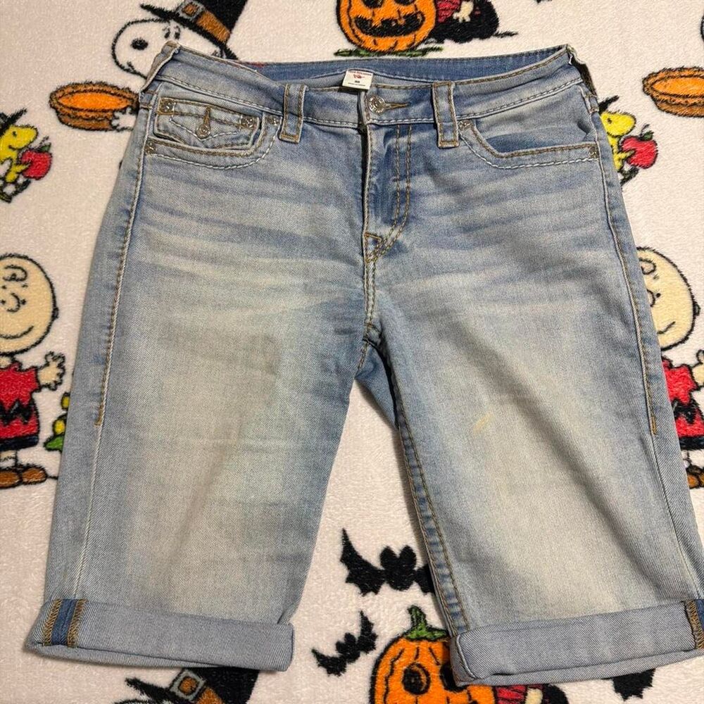 True-religion Women's Blue Shorts